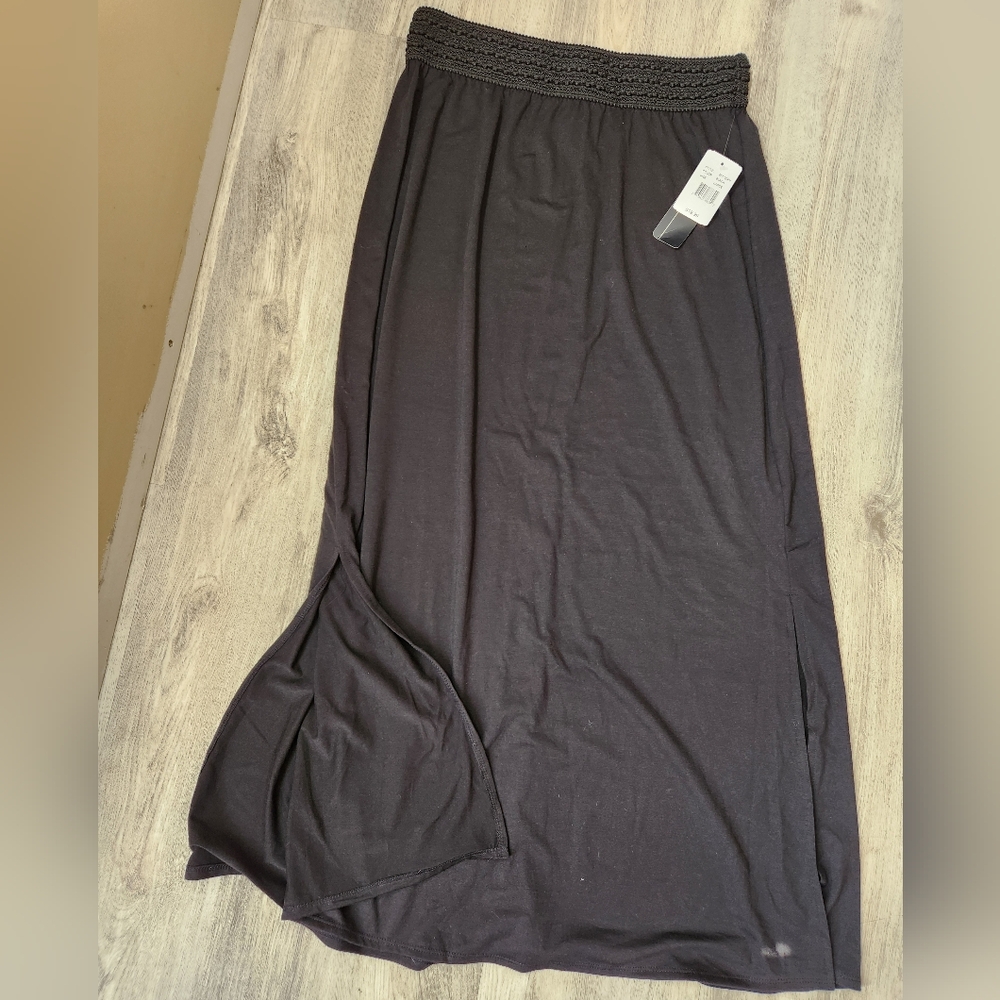 Joe Benbasset Black Long Maxi Skirt Large